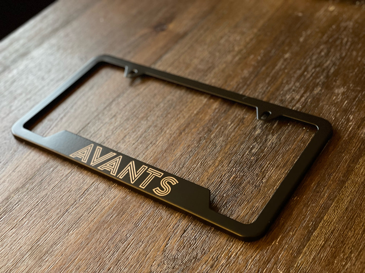 Avants Metal License Plate Frame
