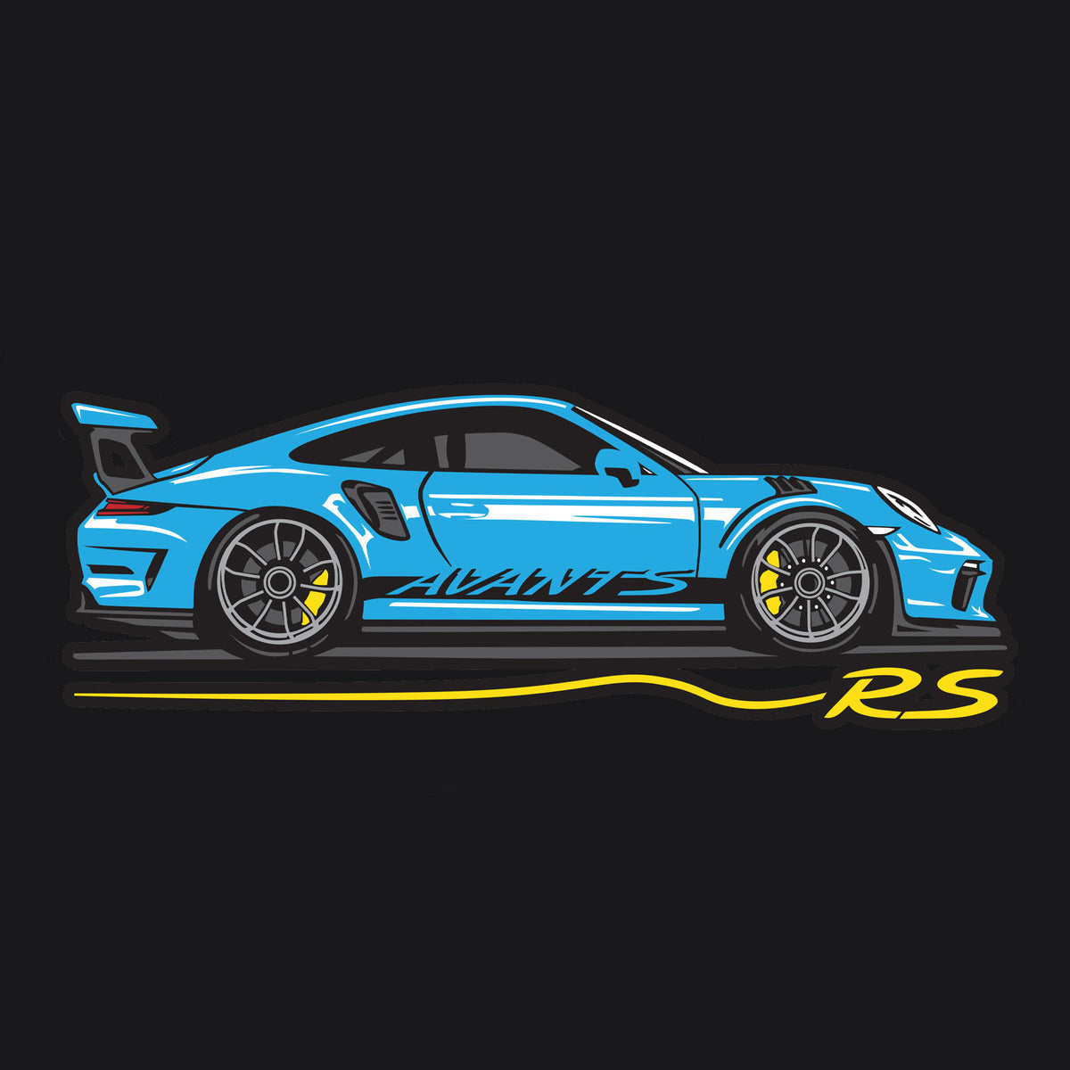 GT3 RS Miami Blue - Avants Collector Series #009
